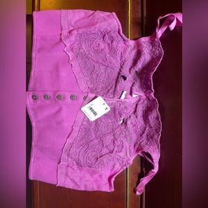 Free people crop top, NWT